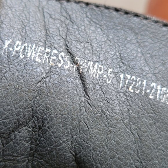 Patrizia Poweress Chunky Platform Gunmetal Metallic Combat Boots EU 36/US 6 - Picture 10 of 11